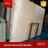 Sunset Glow Red Marble Slabs Tiles China Red Marble