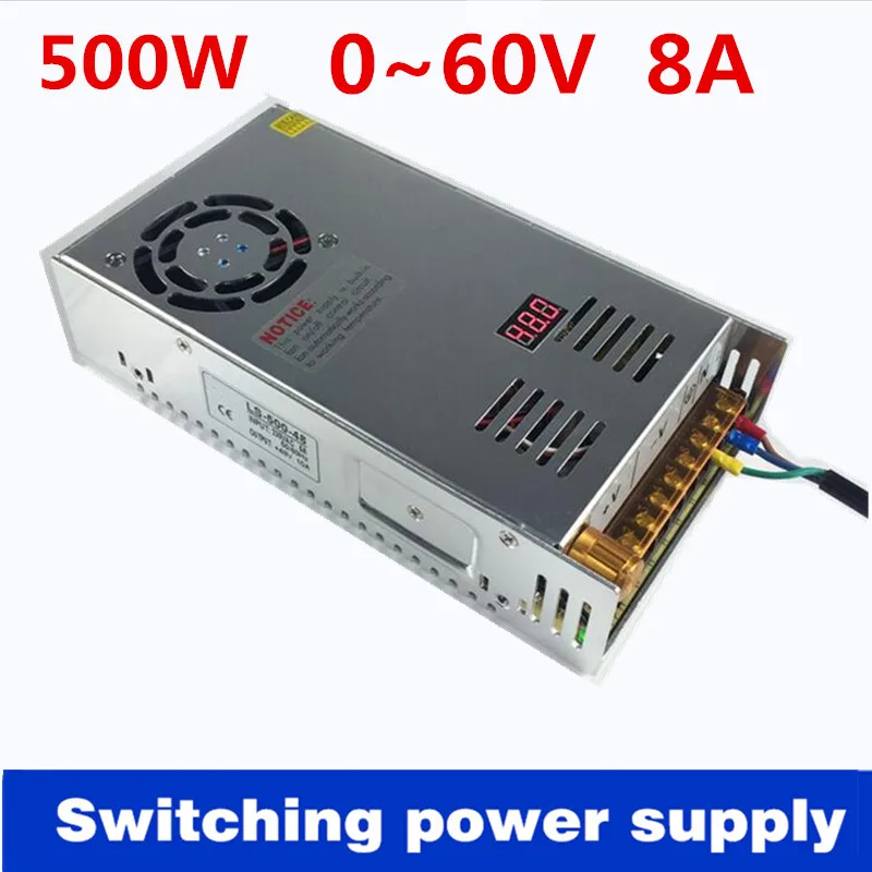 【Ger】 500W 60V DC Schaltnetz Netzteil Switching Power Supply für CNC Servo/Mill 