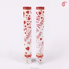 wedding confetti cannon party popper with heart and couple shape
