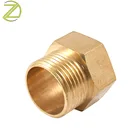 China Supplier Threaded Copper Hose Union Aluminum Nipple Brass Connector Coupling Reducer Stainless Steel Brass Fittings