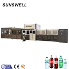 Sunswell カスタマイズ SS304 素材春水吹い充填キャップ機器 15000BPH