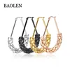 New Triangular Oval Large Earrings Plane Chain Hoop Earring Factory Direct Cheap Items To Sell