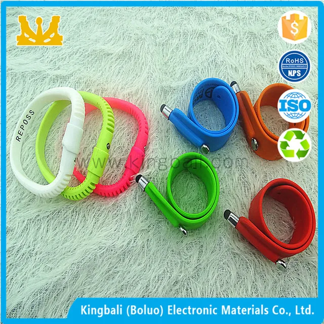 promotional gifts logo printed custom cheap silicon bracelet