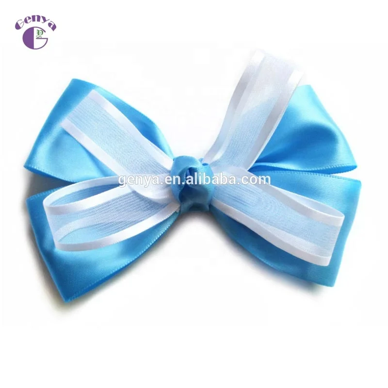 Genya New Large blue organza hair bows with clips
Genya New Large blue organza hair bows with clips