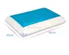 Custom high density healthcare silicon gel memory foam pillow