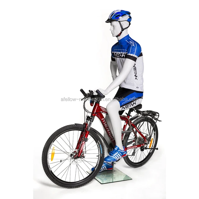 ride a bike style manenquin sport action female /male mannequin