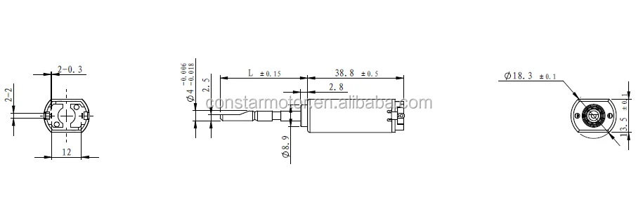 Micro Vibration Motor, 3.7v, sonic motor, 2038ZDF - detail 20