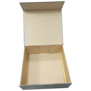 carton packaging paper magnetic lid gift box with compartments