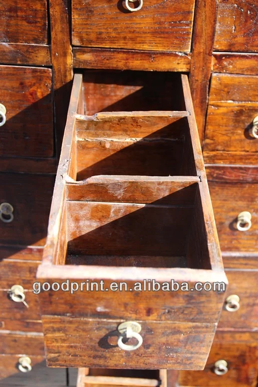 Hand Carved Chinese Antique Wood Medicine Cabinet Cupboard RARE!6.jpg