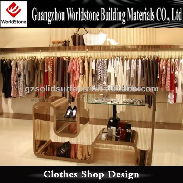 fantastic lady clothes shop decoration furniture