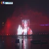 Lake laser water screen movie fountain for projector