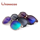 FONHCOO Popular Custom Fashion Colourful Plastic Big Square Frame Sunglasses With Logo