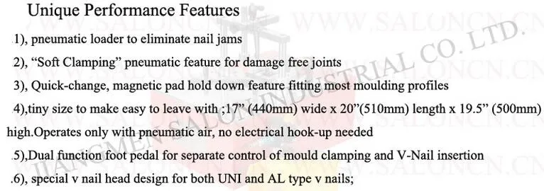 Picture Photo Frame Joint Machine for PS MDF Wood Frame Underpinner