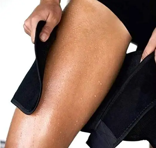 Leg Support Trainers Thermal Slimming Wraps Thigh Fat Burner Thigh Trimmer, Black
Leg Support Trainers Thermal Slimming Wraps Thigh Fat Burner Thigh Trimmer, Black