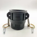 China supplier pp plastic camlock for pipe fittings Type D