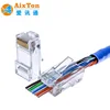 Best quality high speed 10 pin rj45 connector transparent
