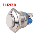 16mm Diameter Pin Type Connection Mode Metal Push Pull Button Switch