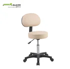 Hydraulic Adjustable Tattoo Salon Rolling Stool Chair Facial Massage Spa Swivel