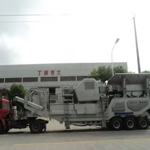 Well-known brand portable mini mobile crusher from shanghai dingbo