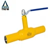 TKFM hot sale eccentric Integrated 2 way gas dn40 Fully Welded Ball Valve Manufacture