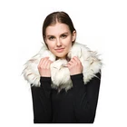 2018 Winter Fashion Custom 100 Polyester Stretch Knit Winter Women's Scarf