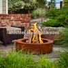 Top quality stainless firepit burner corten steel fire pit ring