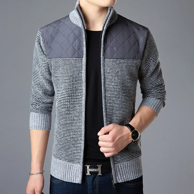2021 stylish long sleeve man thick knitwear cardigan zip up open front casual warm business winter fur coat jacket wholesale, Grey, black, red, blue
2021 stylish long sleeve man thick knitwear cardigan zip up open front casual warm business winter fur coat jacket wholesale, Grey, black, red, blue