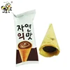 Bagged Korean Chocolate Green Tea Strawberry Flavor Ice Cream Biscuit Cracker