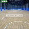wood like waterproof pvc sports flooring roll for basketball court the United States