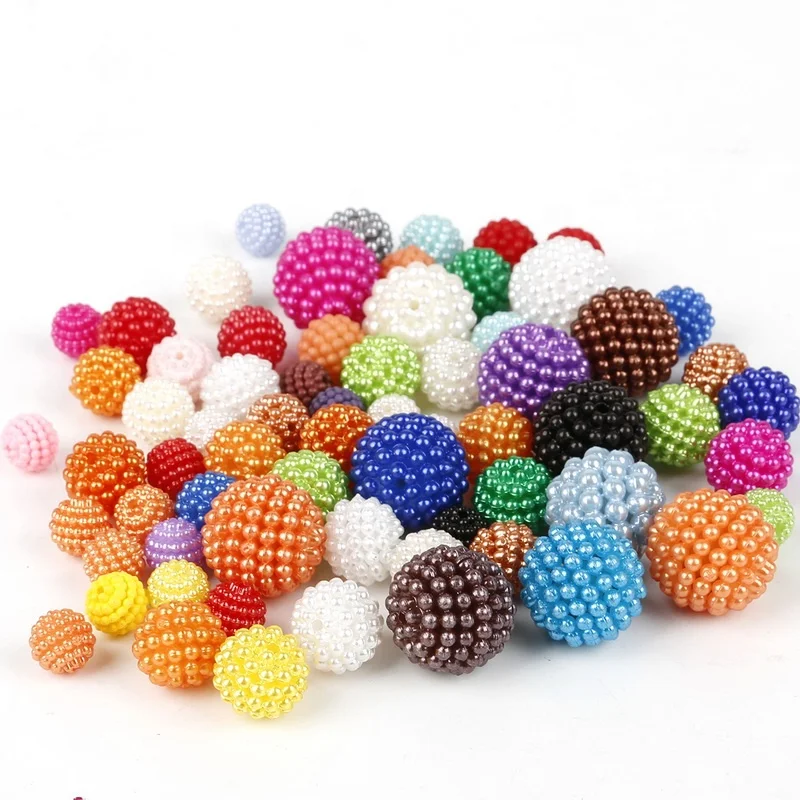 Wholesale Colorful Waxberry ABS Artificial Pearl Acrylic Combined Ball Round Beads ForJewelry Marking DIY Findings Charm Artwork
Wholesale Colorful Waxberry ABS Artificial Pearl Acrylic Combined Ball Round Beads ForJewelry Marking DIY Findings Charm Artwork