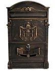 unbelievable cast iron waterproof modern design stanta mailbox for home