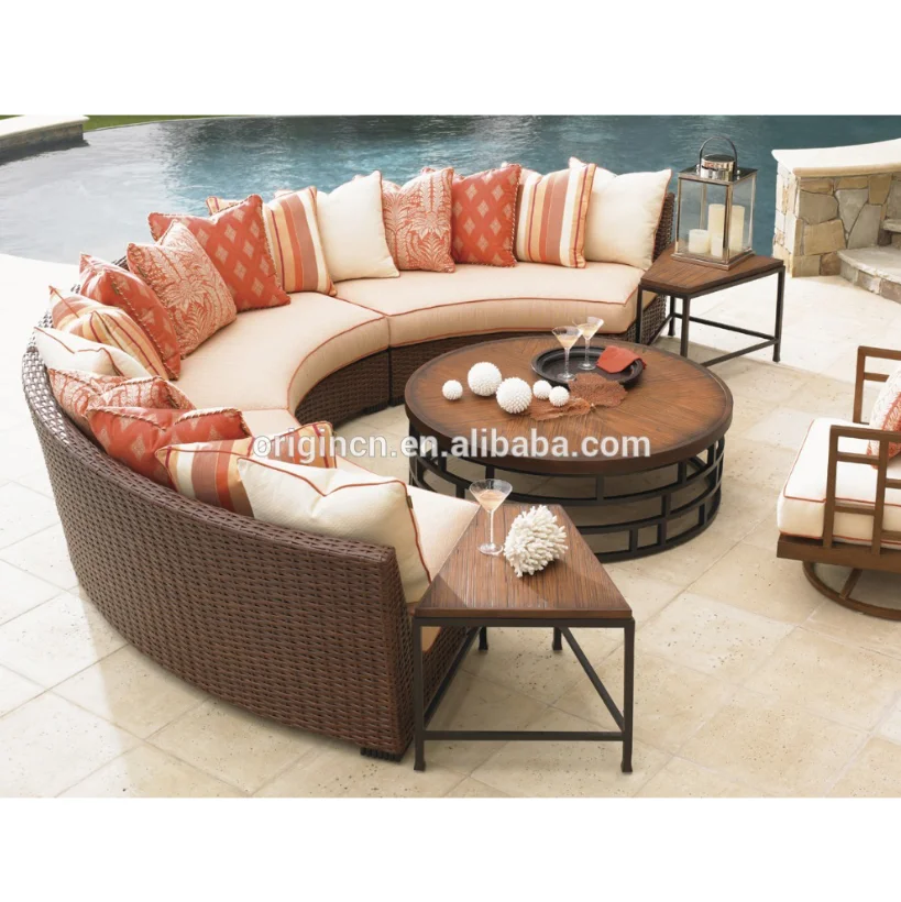 Latest Design Luxury Delicate Curved Wicker Patio Sofa Set Rattan Outdoor Furniture View Outdoor Furniture Oem Origin Product Details From Jinhua Origin Furniture Co Ltd On Alibaba Com