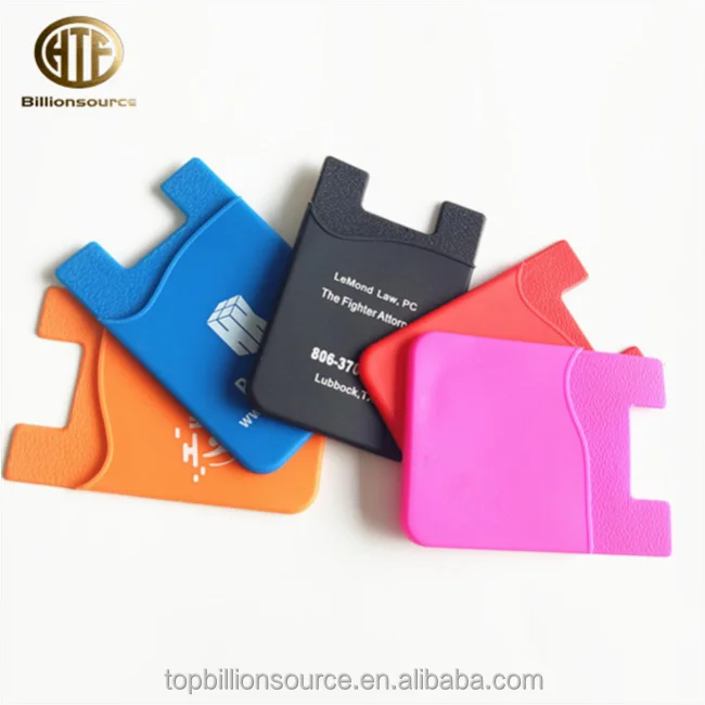 wholesale silicone card holder gift id card holders for custom