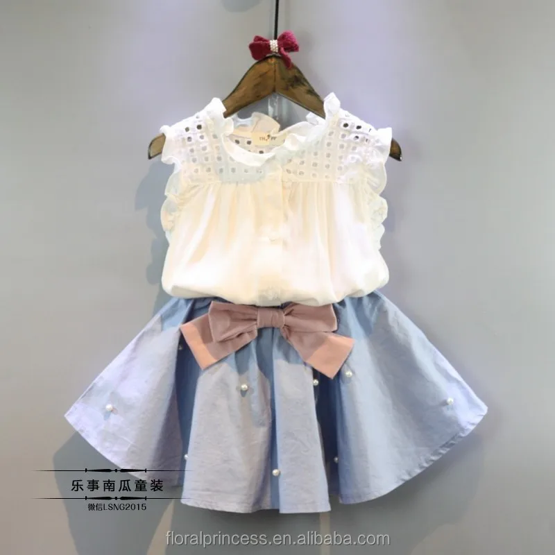 whosale children summer clothes sets baby girl lace t-shirt +pearls tutu skirts 2pcs sets kids ctton clothing suits, As picture
whosale children summer clothes sets baby girl lace t-shirt +pearls tutu skirts 2pcs sets kids ctton clothing suits, As picture
