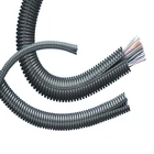Flexible plastic corrugated tube convoluted tubes split loom tubing