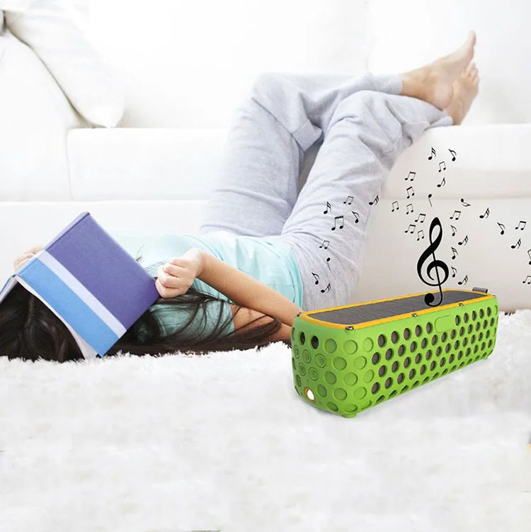 2019 New Solar outdoors portable wireless speaker IPX5 waterproof - ANKUX.COM