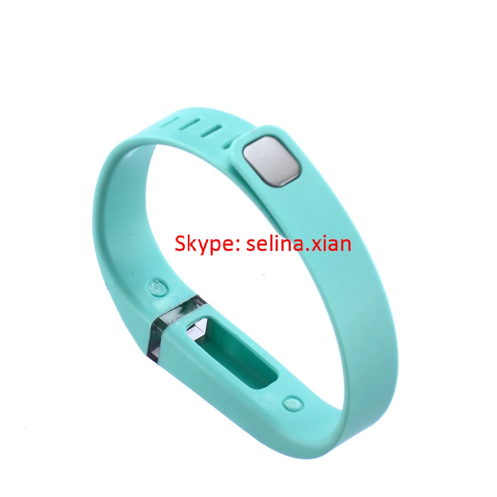 16 solid color available TPU+TPE material replacement large fitbit flex wireless band with factory price
