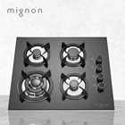 cooking appliance gas cooker 4 burners glass top