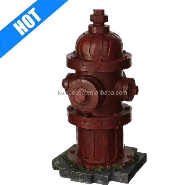 resin statue fire hydrant indoor outdoor garden statue dog