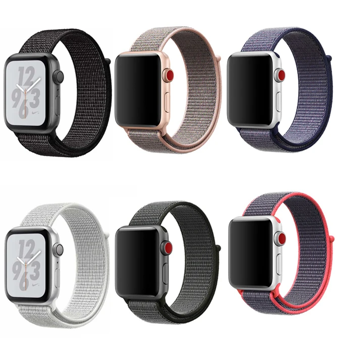 For Apple Watch Sport Loop Nylon Band 42mm 38mm Soft Waterproof Strap Woven Classic Stripe Adjustable Apple Watch Band, Orange;red;pink;blue;sky blue;gray;black;etc
For Apple Watch Sport Loop Nylon Band 42mm 38mm Soft Waterproof Strap Woven Classic Stripe Adjustable Apple Watch Band, Orange;red;pink;blue;sky blue;gray;black;etc