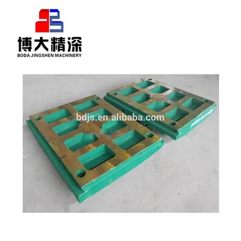 China OEM factory jaw crusher wear parts fixed jaw plate usd for metso C96 crusher