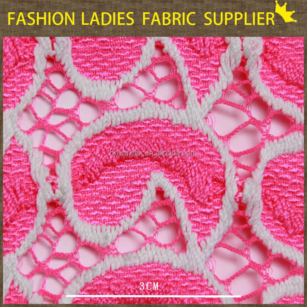 2016 lace fabric for curtains heavy cotton lace fabric organic cotton lace fabric