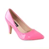 Low Price Romantic Color Pointed Low Heel Ladies Dress Shoes Classics Design
