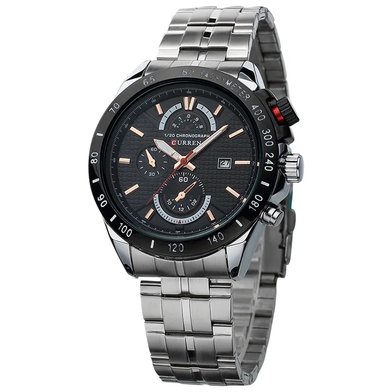 CURREN 8148 Men Japan Quartz Watches Luxury Stainless Steel Watch Quartz Chronograph Watch, 3 colors
CURREN 8148 Men Japan Quartz Watches Luxury Stainless Steel Watch Quartz Chronograph Watch, 3 colors