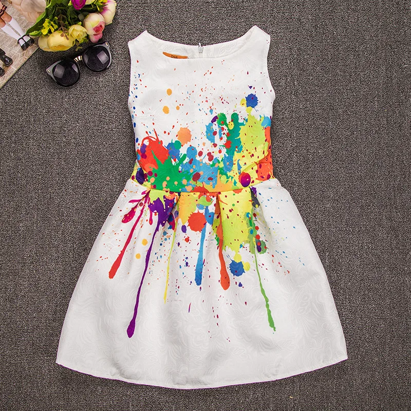 Unique Baby Girl Lovely Girl Dress Kids Party Dresses Art Painting Tutu Summer Dress, Customized
Unique Baby Girl Lovely Girl Dress Kids Party Dresses Art Painting Tutu Summer Dress, Customized