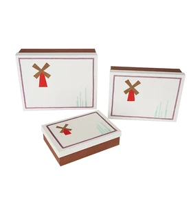 best gift box cardboard suitcase jewelry paper box with handl