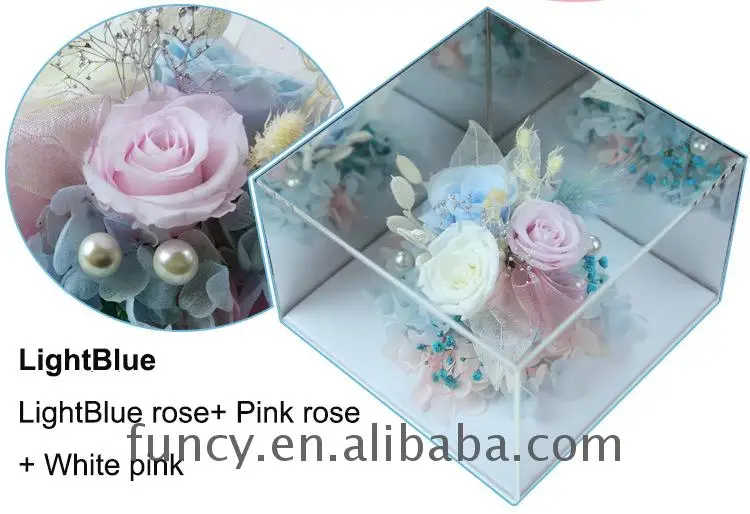 box preserved flowers best personalized handmade birthday gifts