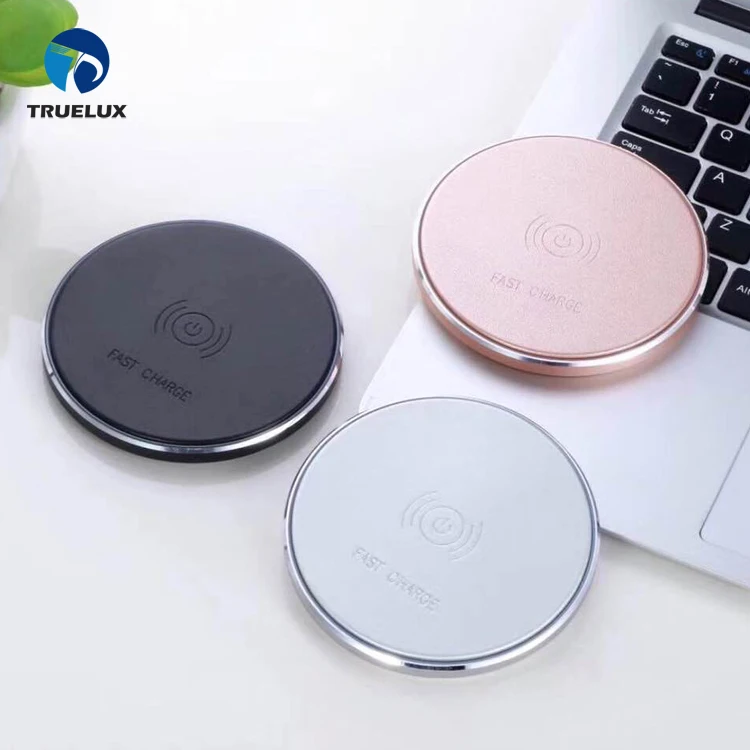 High Compatibility Leather Craft 8mm Transmission Distance Wireless Charger for iPhone X - ANKUX Tech Co., Ltd