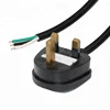 Extension Cable Standard Ac Laptop Iec Connector Plug 3 Pin Strip Uk Type Power Cord Tinned Computer Open End