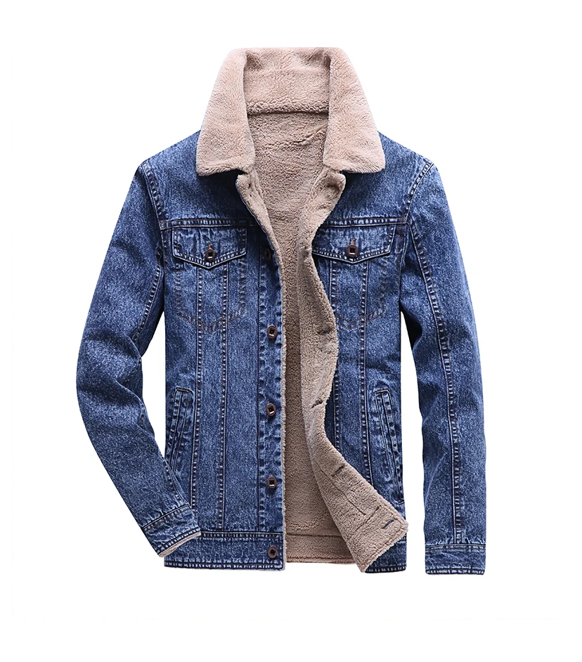 OEM Men's casual collar plus thick velvet men's jeans jacket cotton windbreaker plus size winter Button jacket
OEM Men's casual collar plus thick velvet men's jeans jacket cotton windbreaker plus size winter Button jacket